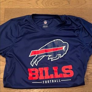 NFL Kids Navy Blue Buffalo Football Tee